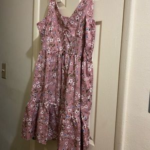 COPY - Plus size pink summer dress